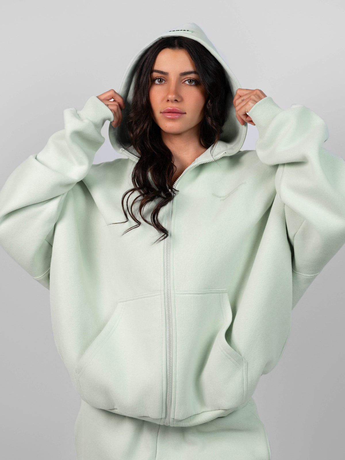 Comfrt Pastel Zip Hoodie CloudTouch Fleece