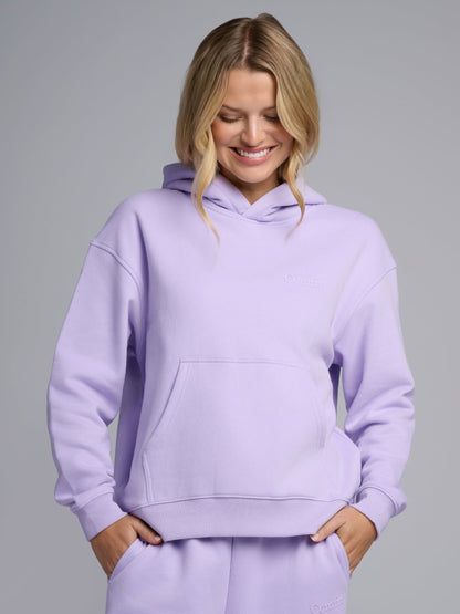Comfrt Halo Leichtes Crop Hoodie Super Soft Baumwollmischung