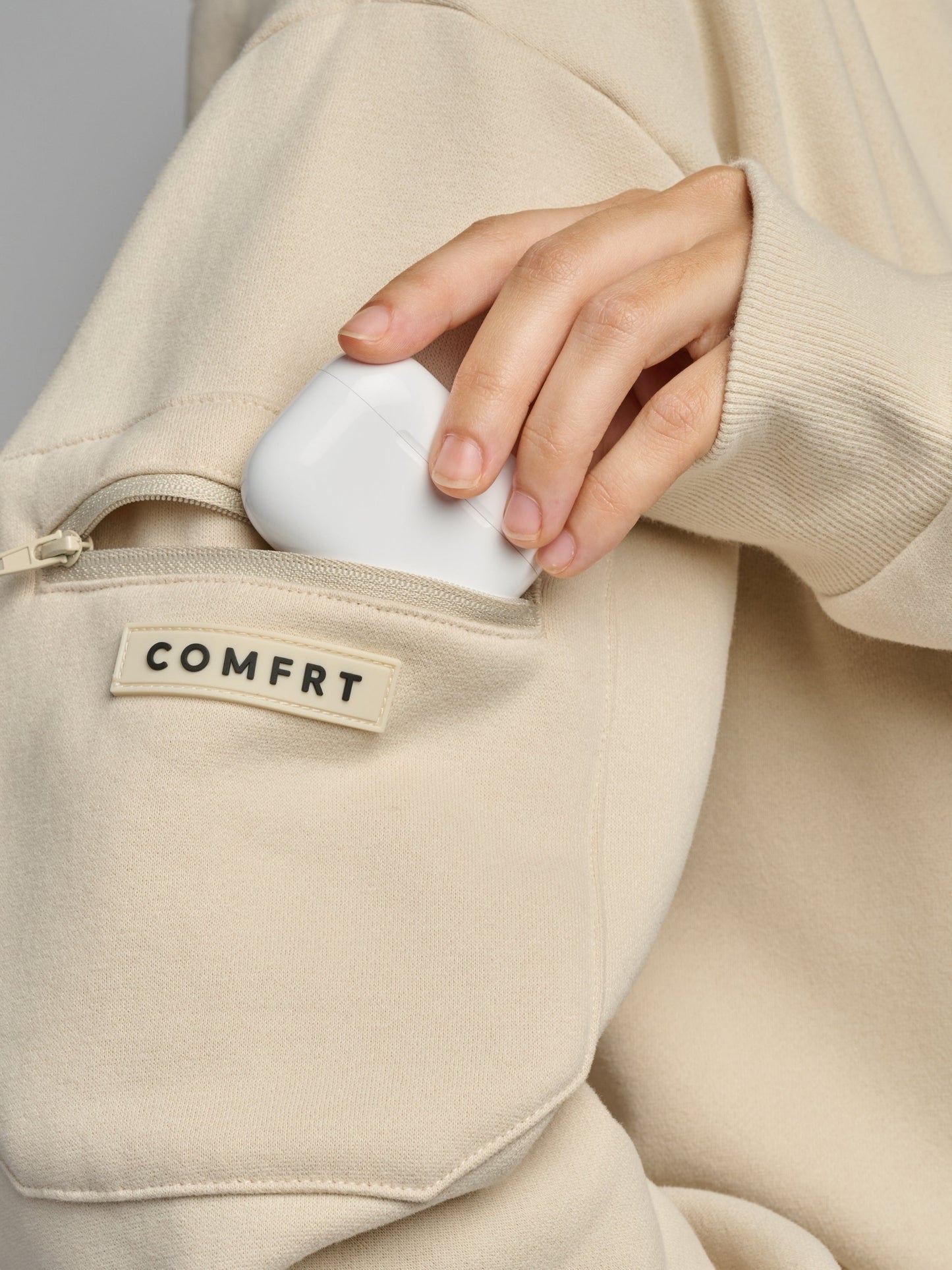 Comfrt Airplane Mode Travel Zip Hoodie