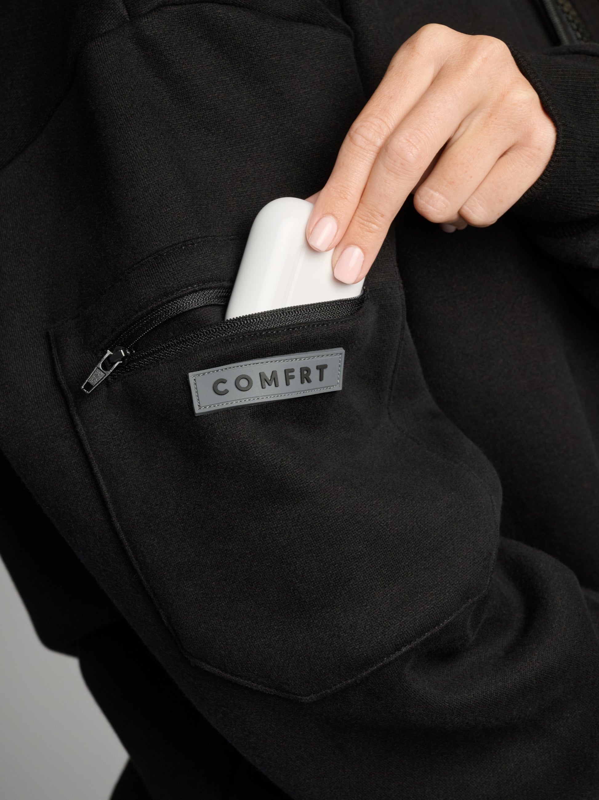 Comfrt Airplane Mode Travel Zip Hoodie