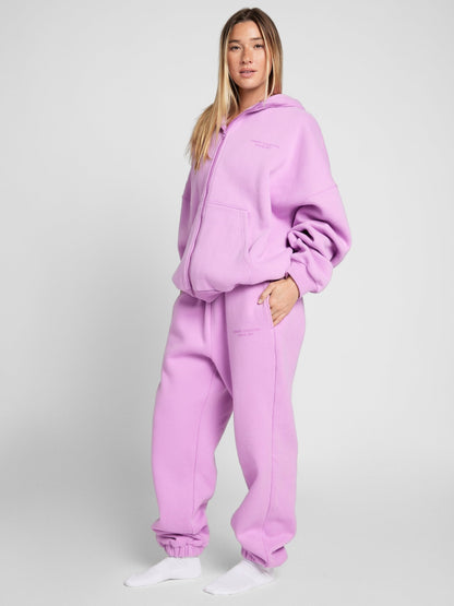 Comfrt Pastel Zip Hoodie CloudTouch Fleece