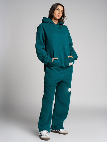 Comfrt Kapuzenpullover Oversized Passform Superweicher Baumwollmix Unisex Stil