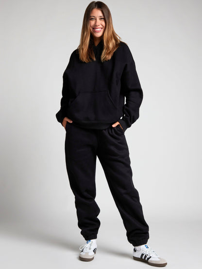Comfrt Basic Crop Hoodie Super Soft Baumwolle Unisex