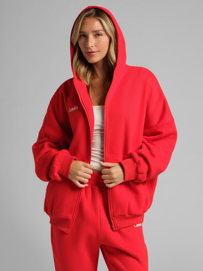 Comfrt Cloud Zip Oversized Hoodie