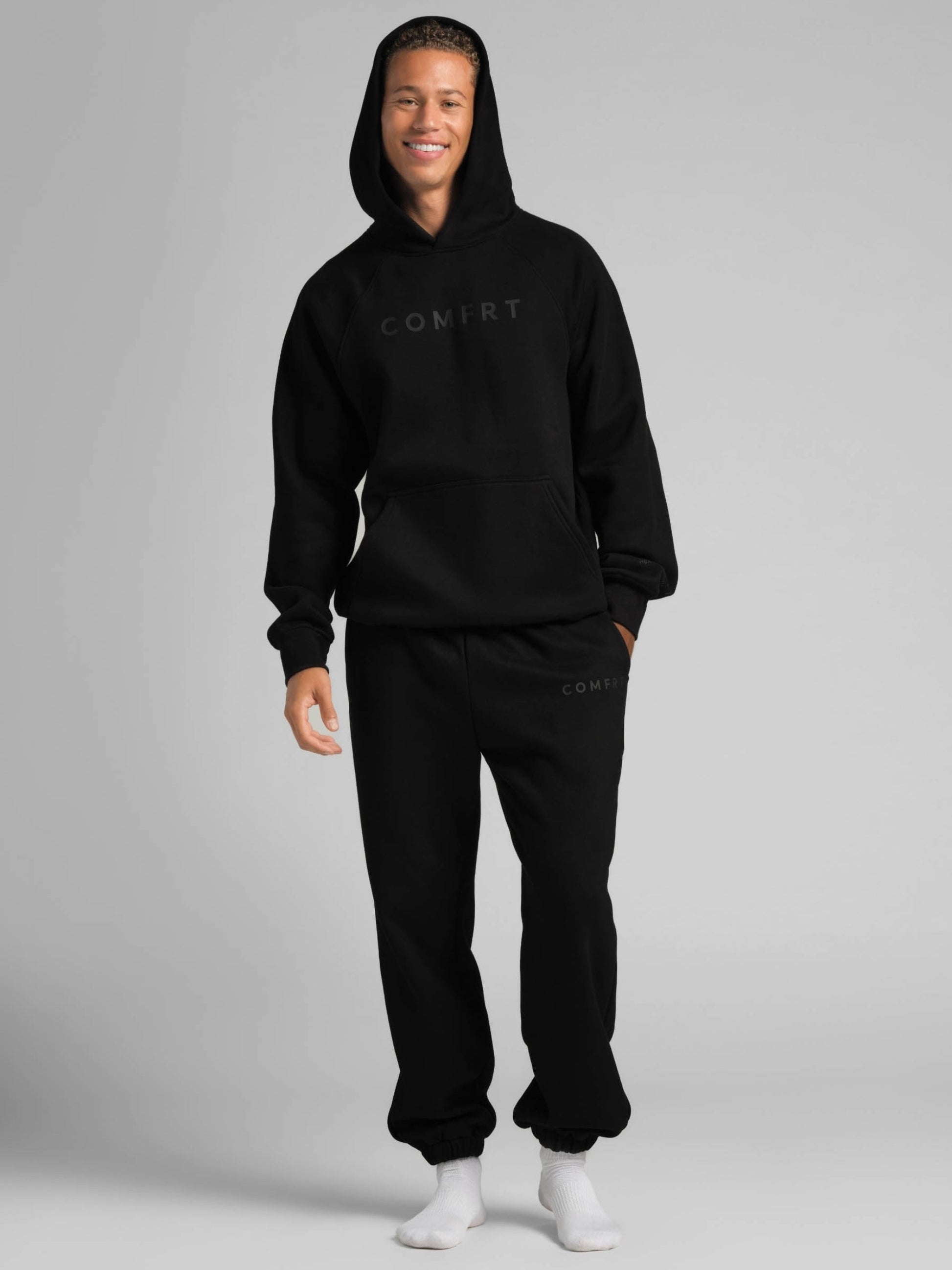 Comfrt Tranquil Hoodie Unisex Gewichtet Oversized Entspannend Komfort