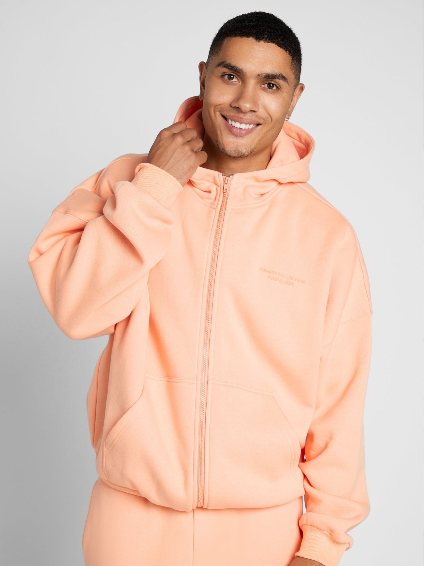 Comfrt Pastel Zip Hoodie CloudTouch Fleece