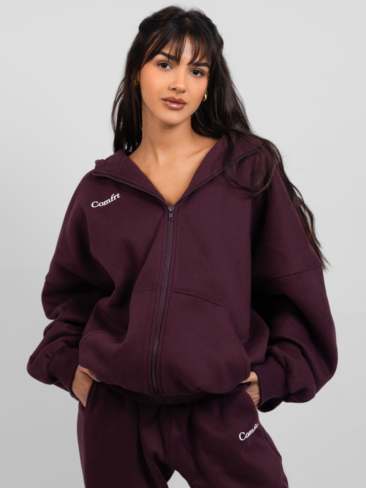 Comfrt Cloud Zip Oversized Hoodie