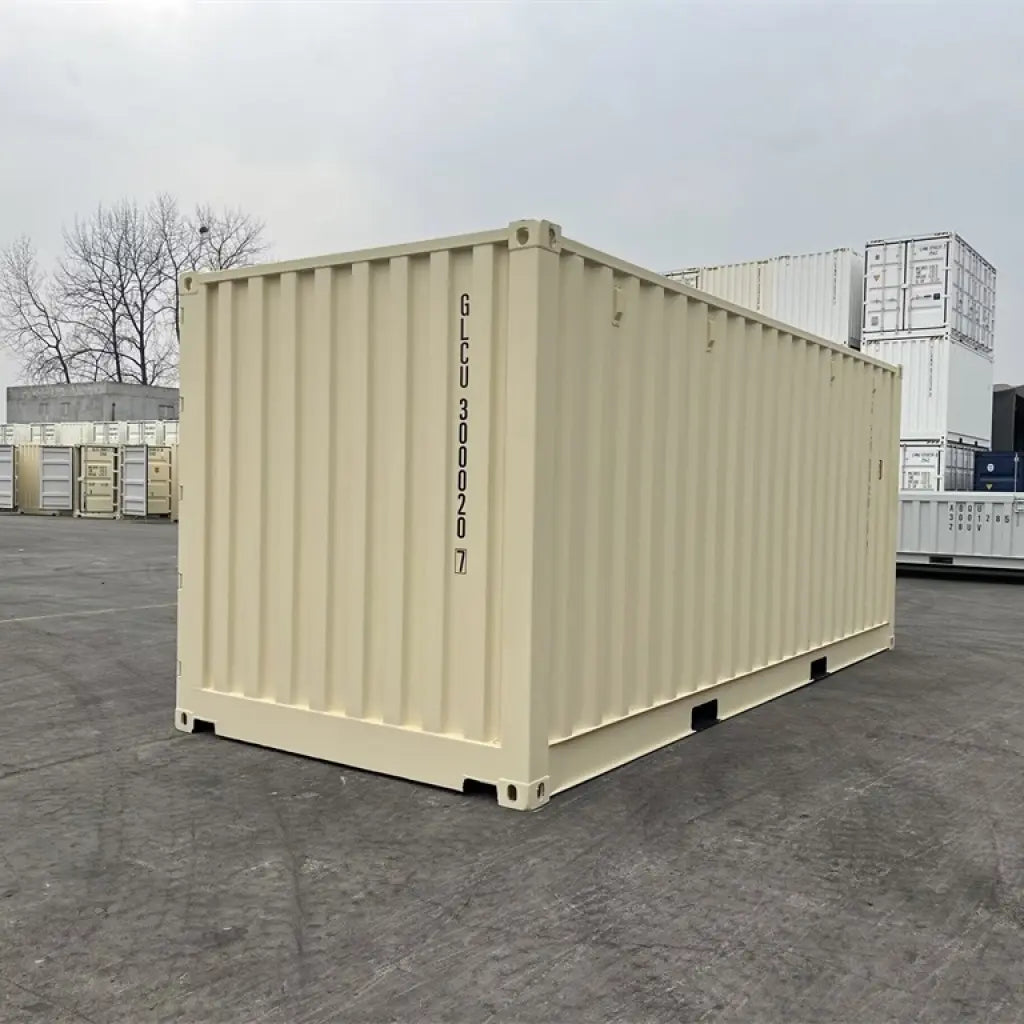 Contenedores Ejido Contenitore Marittimo 20 Piedi Open Side Beige