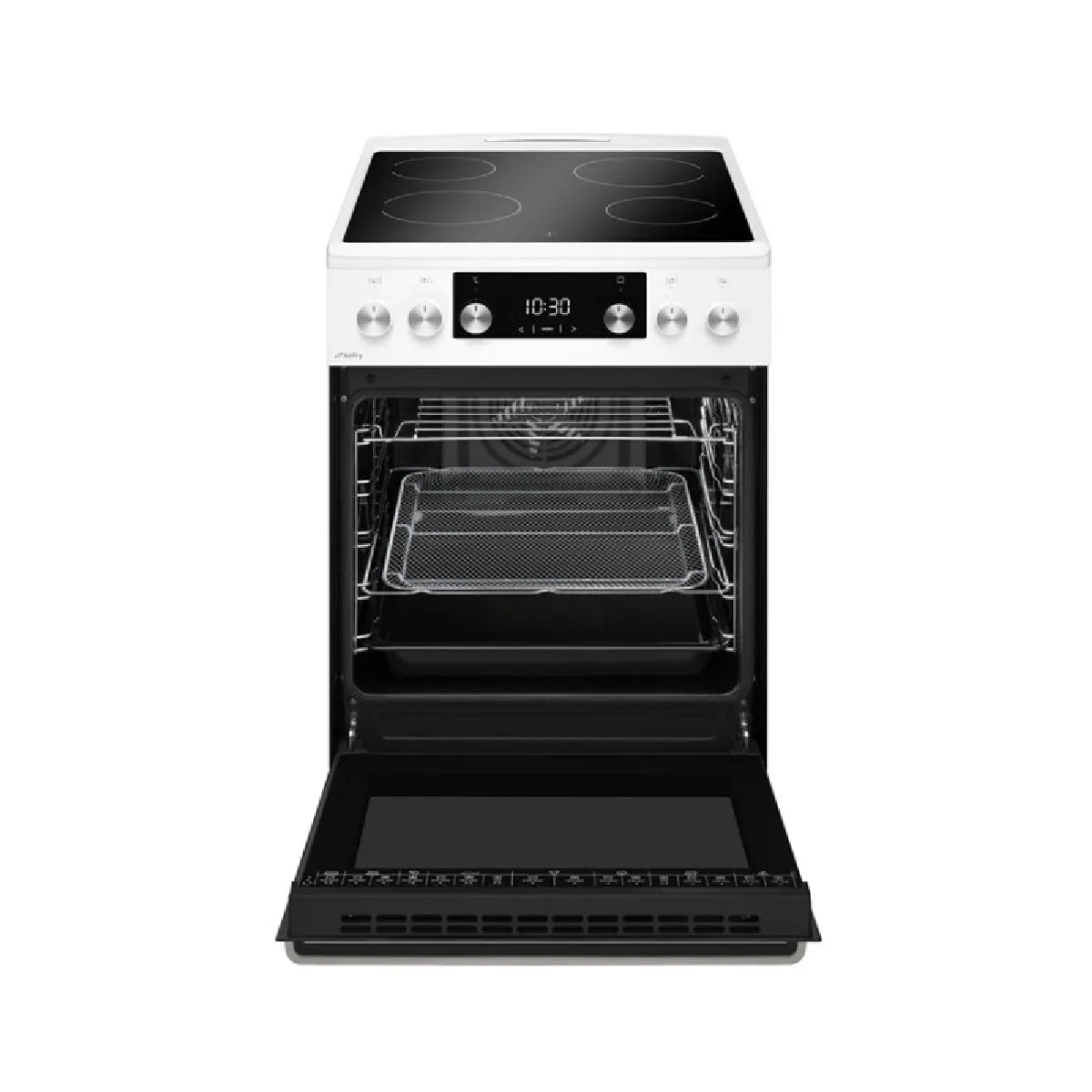 Amica ACV605RB Cocina Vitrocerámica 50 cm Radiant Hilight Blanca