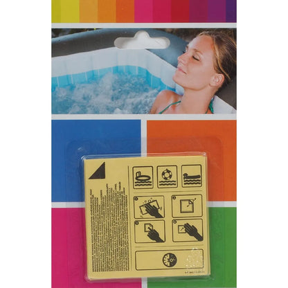 Bestway Kit Reparación Impermeable 10 Parches Autoadhesivos 6,35x6,35 cm