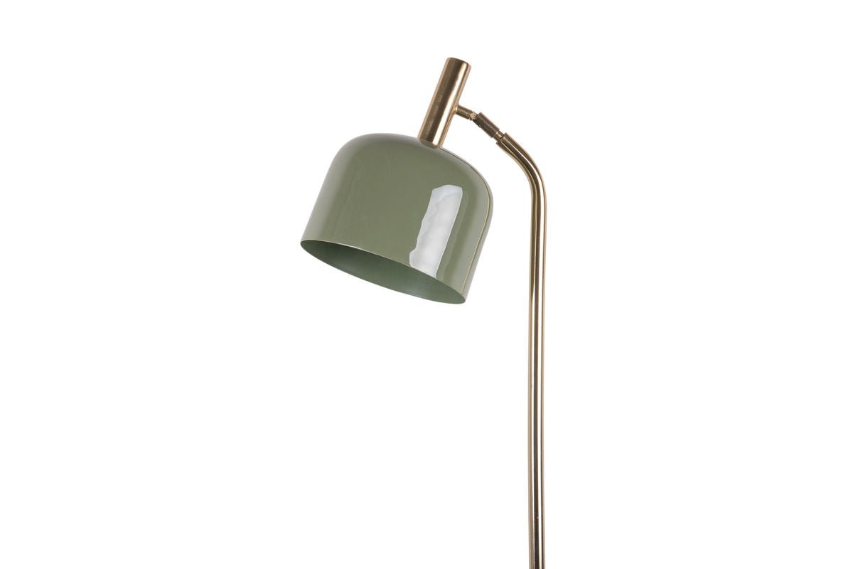 Luxusbetten24 Norex Stehlampe aus Eisen mit Emaille Beschichtung