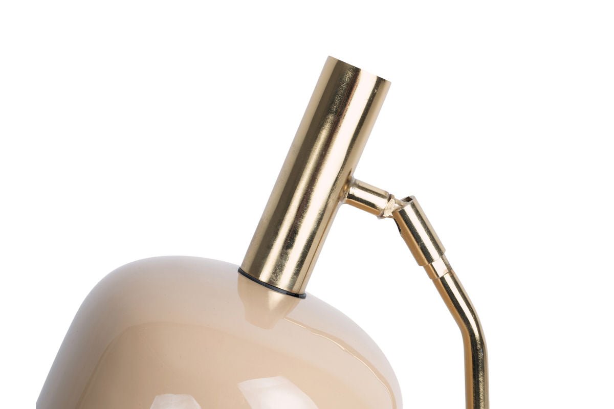 Luxusbetten24 Norex Stehlampe aus Eisen mit Emaille Beschichtung