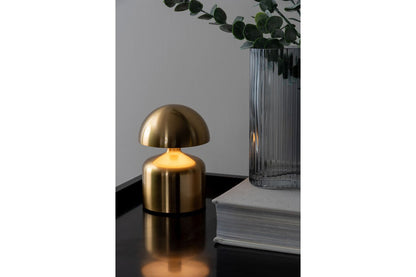 Luxusbetten24 Budapest Tischlampe Designlampe aus Eisen mit LED