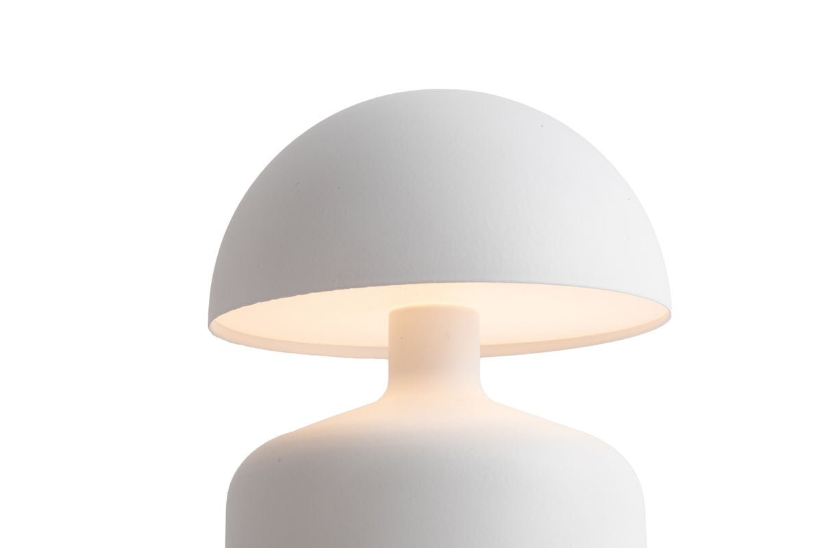 Luxusbetten24 Budapest Tischlampe Designlampe aus Eisen mit LED