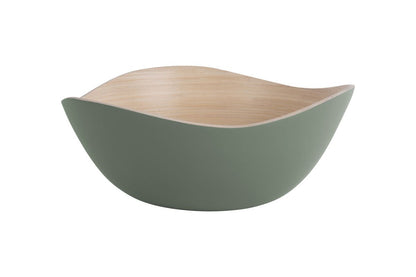 Luxusbetten24 Clarioné Schale aus Bamboo 3er Set Waldgrün
