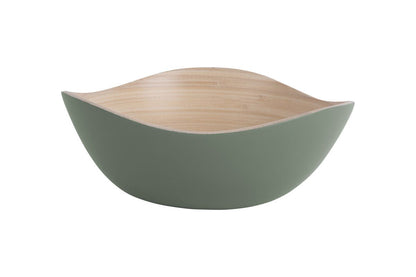 Luxusbetten24 Clarioné Schale aus Bamboo 3er Set Waldgrün
