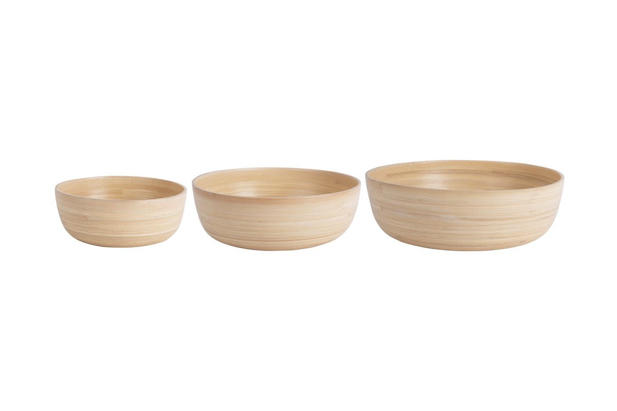 Schale Rosélis – Gefertigt aus Bamboo (3er Set)