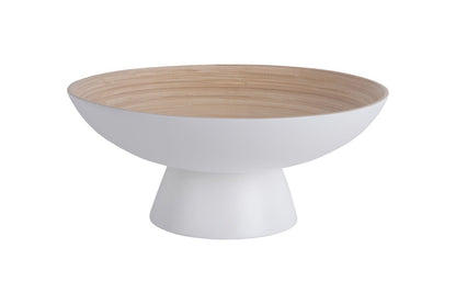 Luxusbetten24 Obstschale Miko Natürliches Bambusdesign für Küche & Tisch