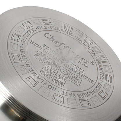 Batterie Marmites Inox Cheffinger Gris MKR00011346568