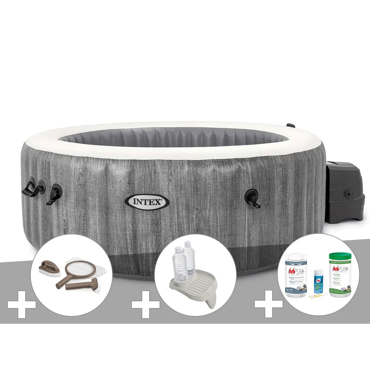 Kit Spa Gonflable Intex PureSpa Baltik Rond Bulles 6 Places MKR00014316469