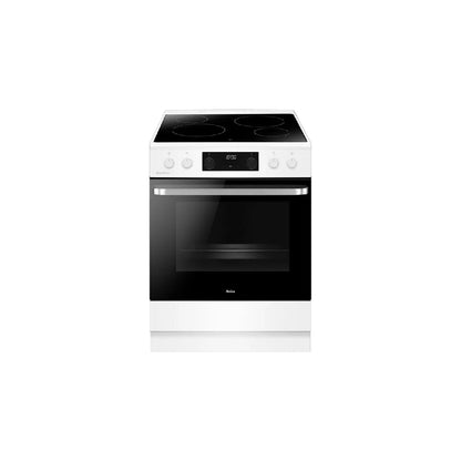 Amica ACV7005SRW Cocina Vitrocerámica AirFry 60 cm 77 L Blanco