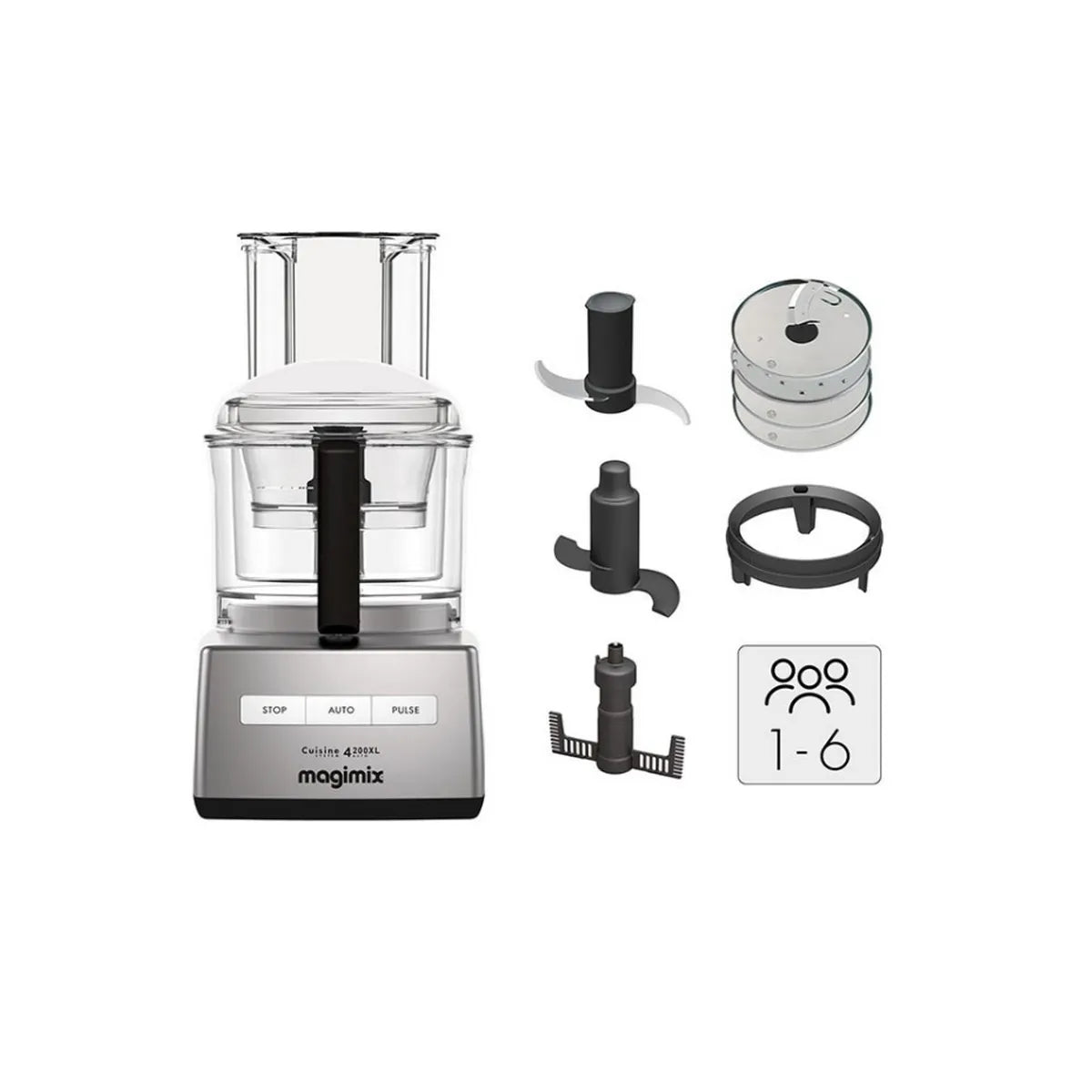 Robot Multifonction Magimix Chrome Mat MKR00003293061