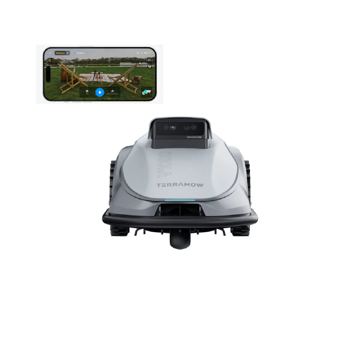 TerraMow V1000 Robot Cortacésped Inteligente Con Navegación 1200 m²