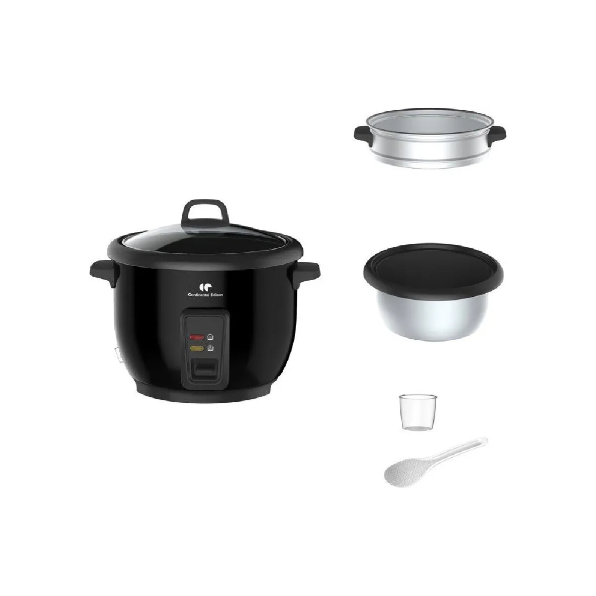 Continental Edison CECR18B - 1,8 L - 700 W - Inox