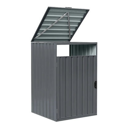 Axi House Cacho de Basura Metal 0,8x0,8x1,22 m