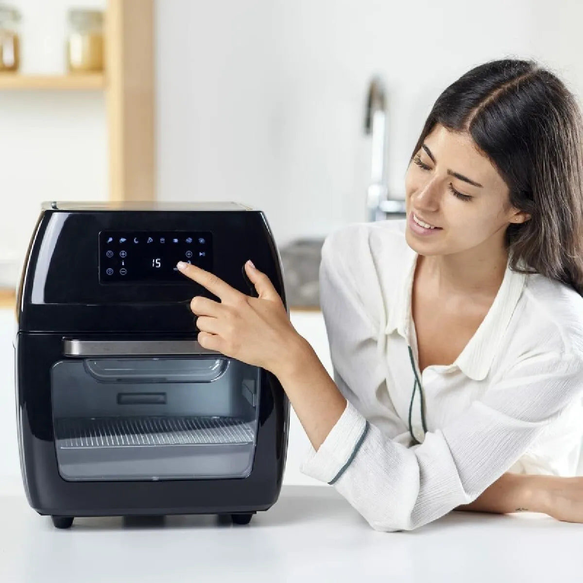 Black & Decker BXAFO1200E Freidora de Aire 12 L Negro