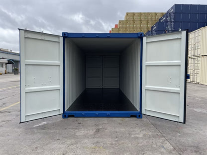 Contenedores Ejido Contenitore Marittimo 20 Pesi Blu Acciaio Inox