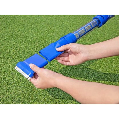 Bestway Aquareach Aspirador de Piscina Recargable Azul con Mango Telescópico