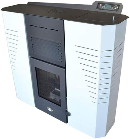 TBTPRICE Estufa de Pellets Canalizable 14 kW