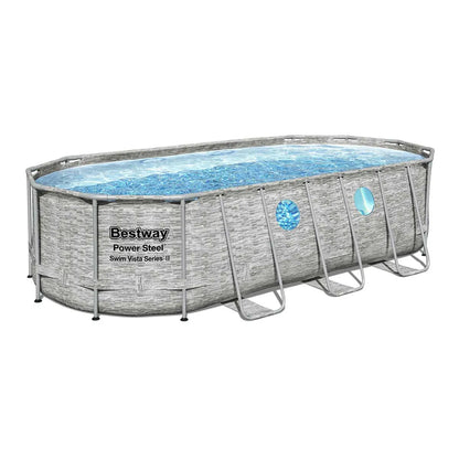 Bestway Piscina SwimVista con Ventanas 5,49x2,74x1,22 m