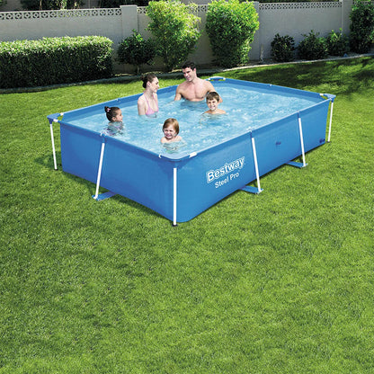 Bestway Piscina Desmontable Rectangular 259x170x61 Cm Azul de Jardín