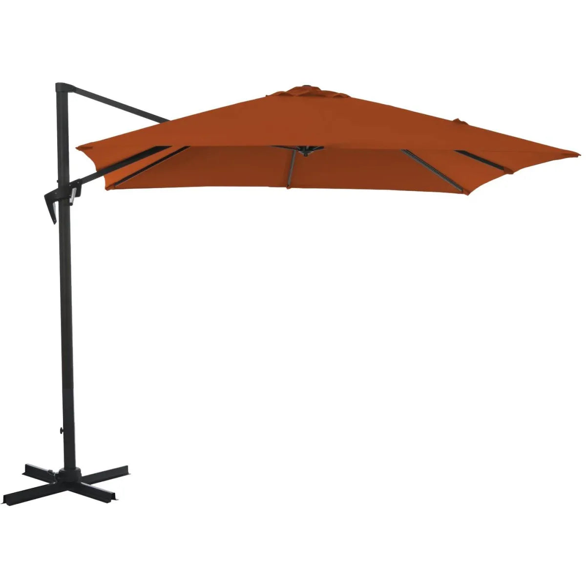 Alizé Parasol déporté carré - Paprika