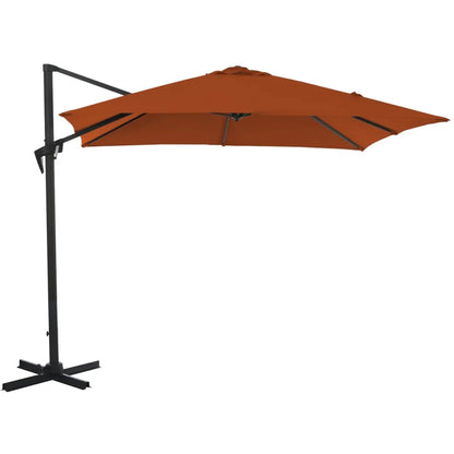 Alizé Parasol déporté carré - Paprika