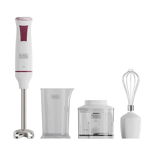 Black & Decker BXHBA601E Batidora de Mano 600W Blanco