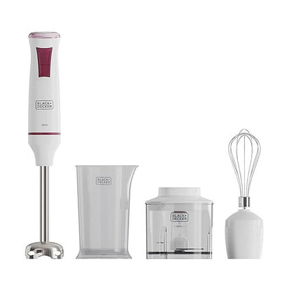 Black & Decker BXHBA601E Batidora de Mano 600W Blanco
