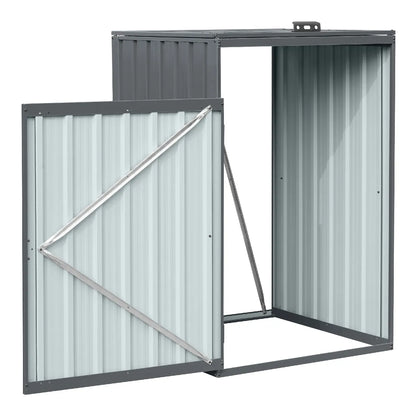 Axi House Cacho de Basura Metal 0,8x0,8x1,22 m