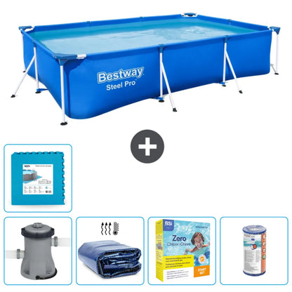 Piscine Tubulaire Rectangulaire Bestway Steel Pro MKR00011655710