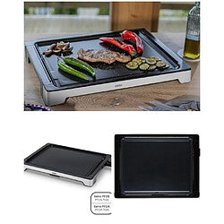 Aeno Plancha Eléctrica Exterior 2000W Termostato Ajustable