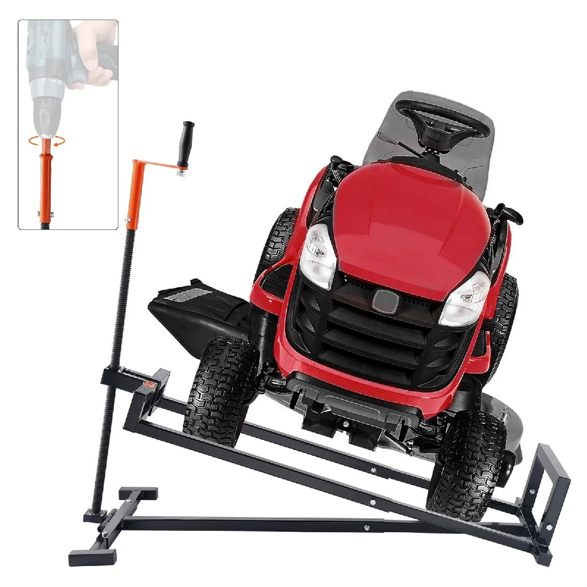 Vevor Elevador para Segadora Autopropulsada 399 kg Acero al Carbono