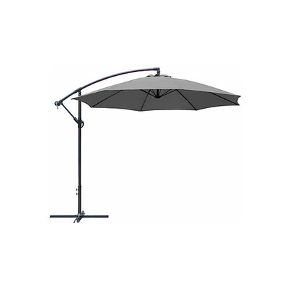 Alizé Parasol Deportado Redondo Gris 300 cm Exterior