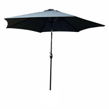 Akord Parasol de Jardín Desplazado Gris 270 cm