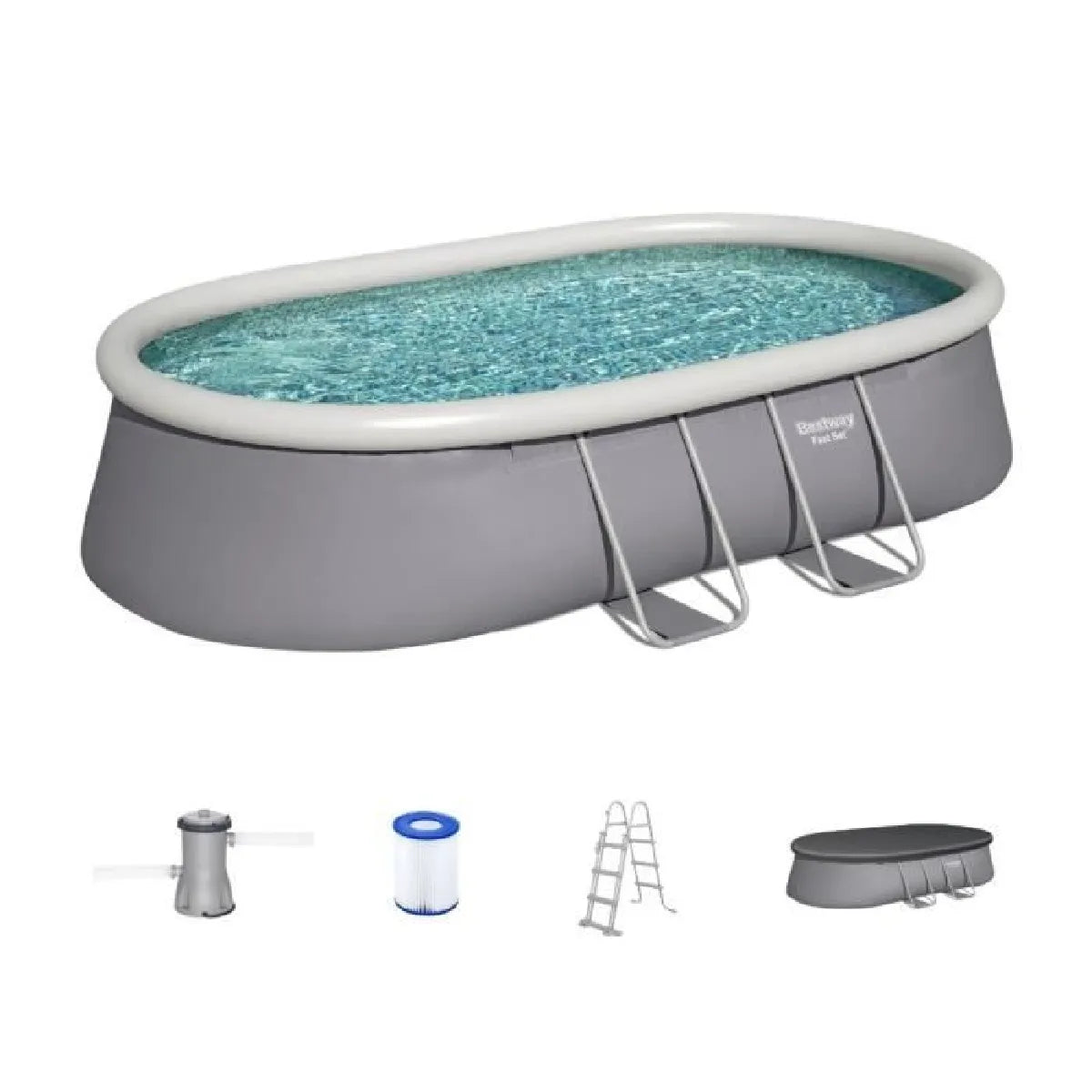 Bestway Piscina Autoportante Oval Fast Set 488x305x107 cm