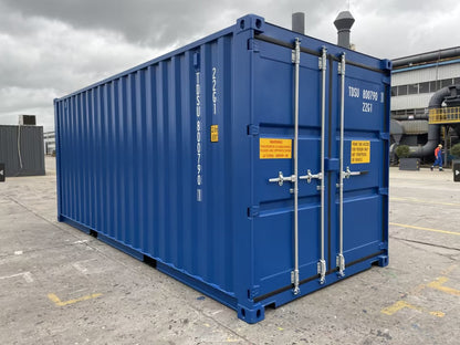 Contenedores Ejido Contenitore Marittimo 20 Pesi Blu Acciaio Inox