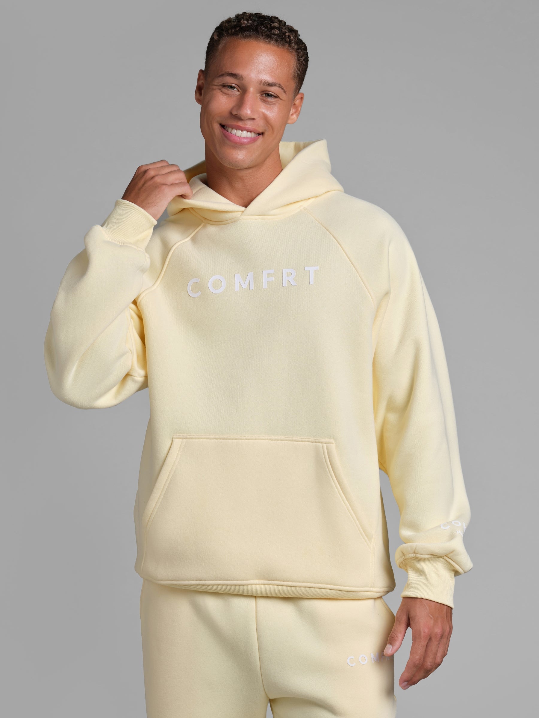 Comfrt Tranquil Hoodie Unisex Gewichtet Oversized Entspannend Komfort