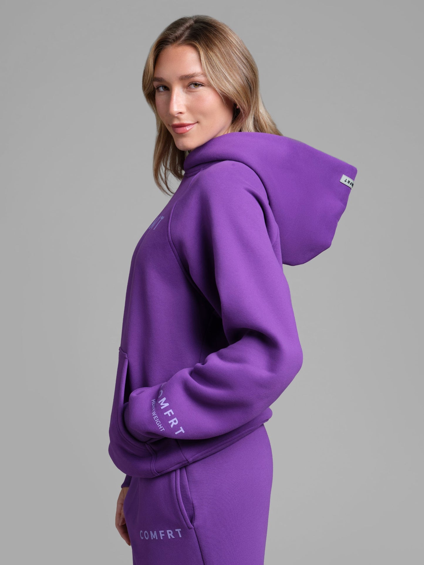 Comfrt Tranquil Hoodie Unisex Gewichtet Oversized Entspannend Komfort