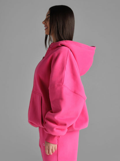Comfrt Cloud Zip Hoodie Oversized Unisex Cotton Comfort